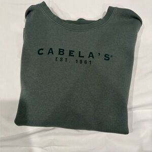 Cabela's Forest Green Crewneck